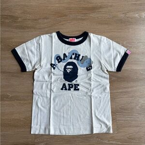 KAWS X Bape College Logo T